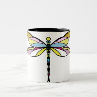 Dragonfly Tweekleurige Koffiemok