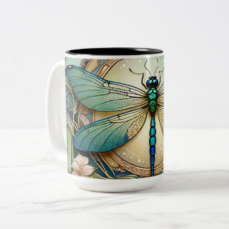Dragonfly Tweekleurige Koffiemok