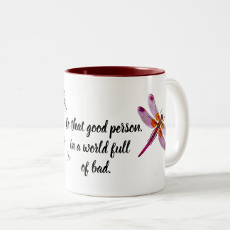 Dragonfly Tweekleurige Koffiemok