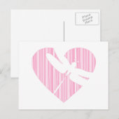 Dragonfly Valentijn Heart Feestdagenkaart (Voorkant / Achterkant)