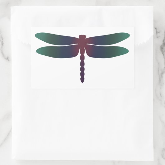 Dragonfly van de Ocean Depths Sticker (Tas)