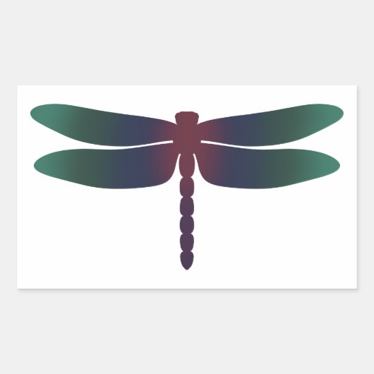Dragonfly van de Ocean Depths Sticker (Voorkant)