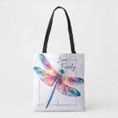Dragonfly van de vrijheid tote bag (Voorkant)