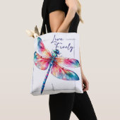 Dragonfly van de vrijheid tote bag (Dichtbij)