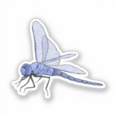 Dragonfly vector illustratie sticker (Voorkant)