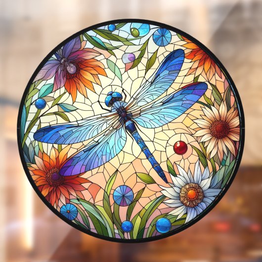 Dragonfly Venster Cling Raamsticker (Vel 2)