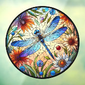 Dragonfly Venster Cling Raamsticker (Vel 3)