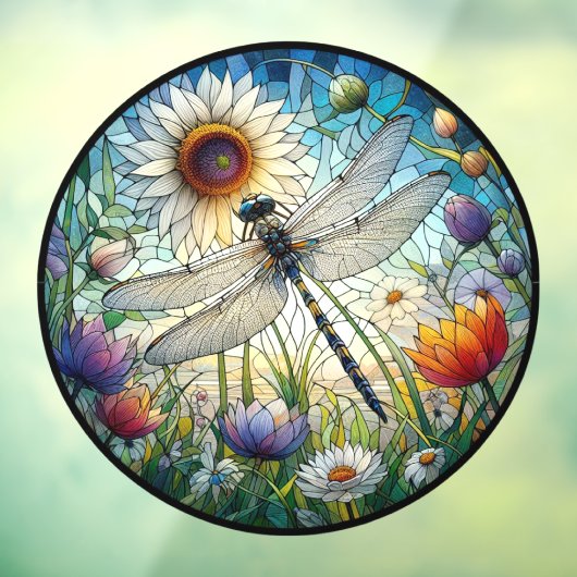 Dragonfly Venster Cling Raamsticker (Vel 3)