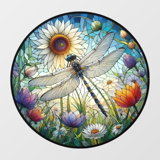 Dragonfly Venster Cling Raamsticker (Vel)