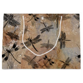  Dragonfly-vervormd Entomologische Patroon Groot Cadeauzakje (Voorkant)