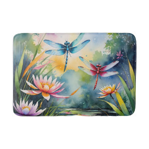 Dragonfly Vijver Lili pads Dragonflies Badmat