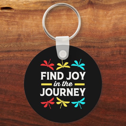 Dragonfly vindt Joy op reis Sleutelhanger (Voorkant)