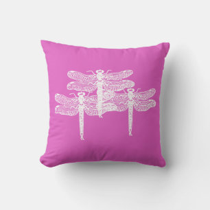 Dragonfly Violets Pillow Kussen