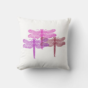 Dragonfly Violets Pillow Kussen