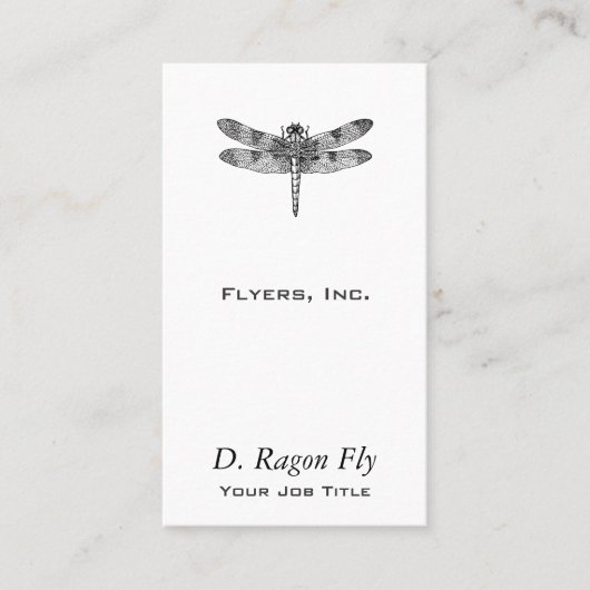 Dragonfly Visitekaartje (Voorkant)