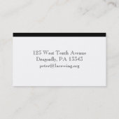 Dragonfly-Visitekaartje Visitekaartje (Achterkant)