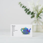 Dragonfly visitekaartjes (Staand voorkant)