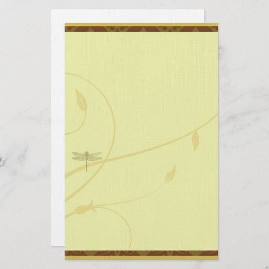 Dragonfly Vlaams Briefpapier (Voorkant / Achterkant)