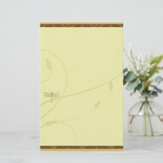 Dragonfly Vlaams Briefpapier (Staand voorkant)