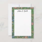  Dragonfly vliegt in een Engelse tuin Bedankkaart (Voorkant)