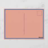 Dragonfly vliegt in een Engelse tuin Briefkaart (Achterkant)