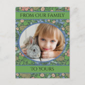 Dragonfly vliegt in een Engelse tuin Briefkaart (Voorkant)