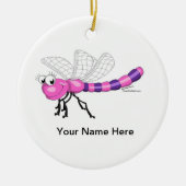 Dragonfly - Vrouw Keramisch Ornament (Voorkant)