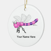 Dragonfly - Vrouw Keramisch Ornament (Links)