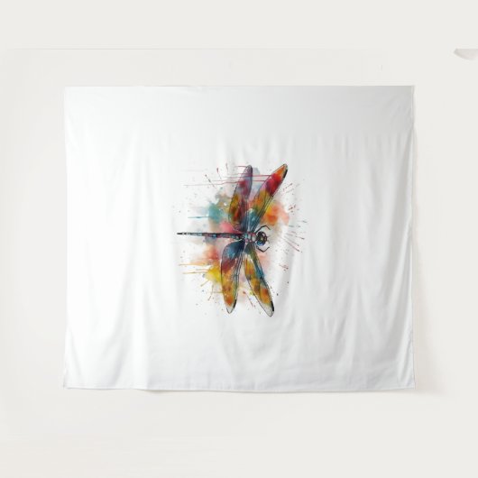 Dragonfly Wandkleed (Voorkant (horizontaal))