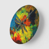 Dragonfly-wandklok Ronde Klok (Hoek)