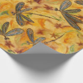 Dragonfly Warm Breeze Wrapppapier Cadeaupapier (Hoek)
