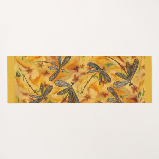 Dragonfly Warme bries Yogamat (Achterkant (horizontaal))