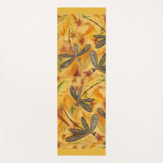 Dragonfly Warme bries Yogamat (Voorkant)