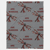 Dragonfly/Warrior...APS-griepcontainer Fleece Deken (Voorkant)