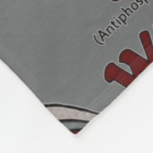 Dragonfly/Warrior...APS-griepcontainer Fleece Deken (Hoek)