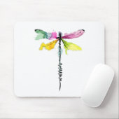 Dragonfly Warrior Semicolon Suicide Prevention Awa Muismat (Met muis)