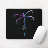 Dragonfly Warrior Semicolon Suicide Prevention Awa Muismat (Met muis)