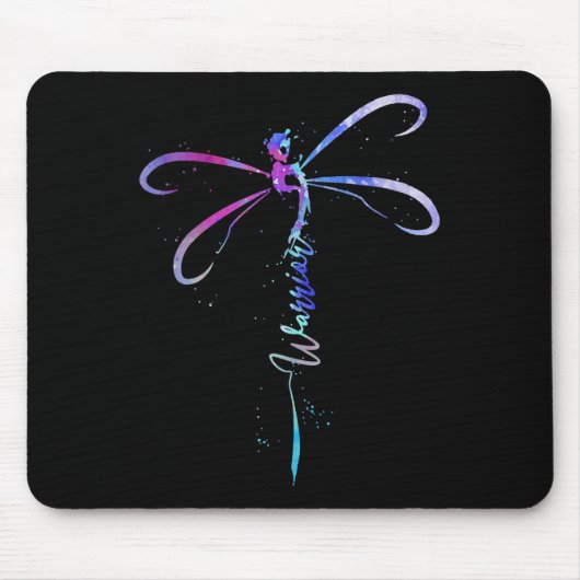 Dragonfly Warrior Semicolon Suicide Prevention Awa Muismat (Voorkant)