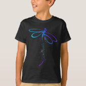 Dragonfly Warrior Semicolon Suicide Prevention Awa T-shirt (Voorkant)