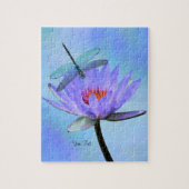 Dragonfly Water Lily Puzzle Legpuzzel (Verticaal)