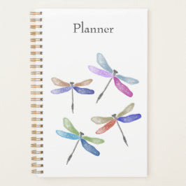 Dragonfly Watercolor Annual Planner 
