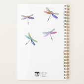 Dragonfly Watercolor Annual Planner  (Achterkant)