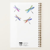 Dragonfly Watercolor Notebook  Notitieboek (Achterkant)