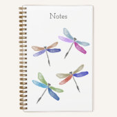 Dragonfly Watercolor Notebook  Notitieboek (Voorkant)