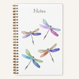 Dragonfly Watercolor Notebook  Notitieboek