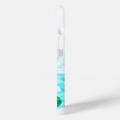 Dragonfly, waterlily Flowers Pond Painting Case-Mate iPhone Case (Achterkant / Links)