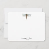 Dragonfly-waterverf Bedankkaart (Voorkant)