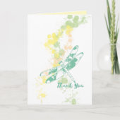 Dragonfly Waterverf bij elke gelegenheid Dank u Kaart (Voorkant)