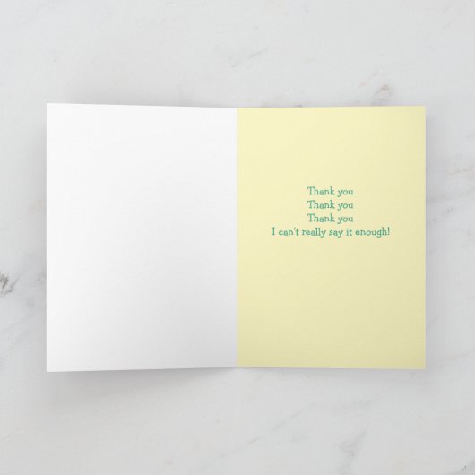 Dragonfly Waterverf bij elke gelegenheid Dank u Kaart (Binnen)