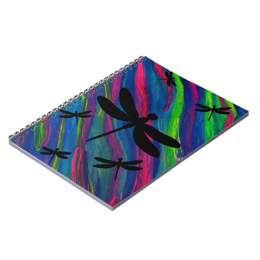 Dragonfly-Waterverf Notitieboek (Linkerzijde)